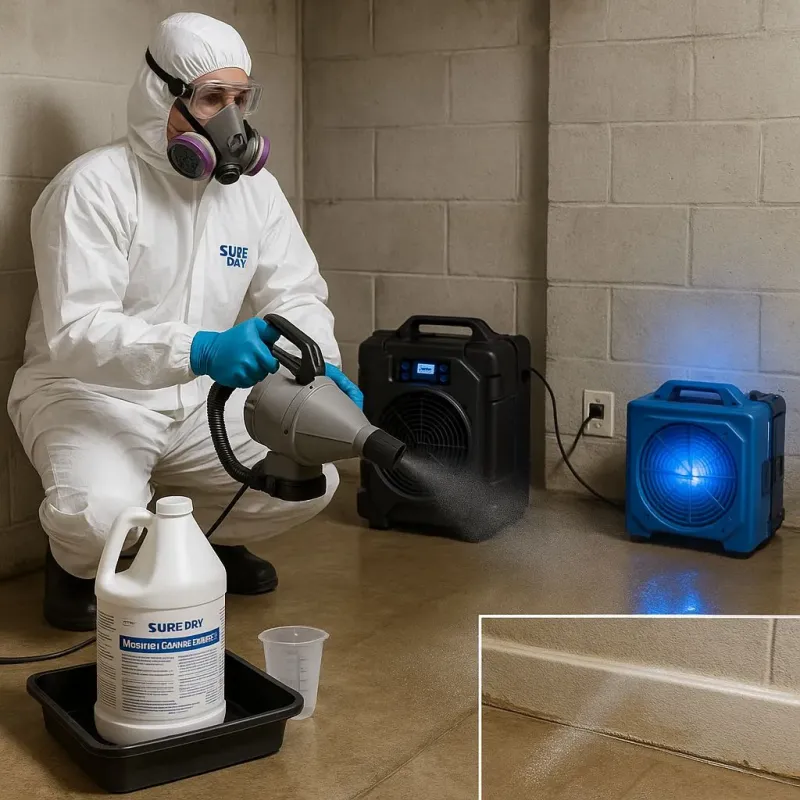 Sanitization and Odor Removal process in Cresson, PA