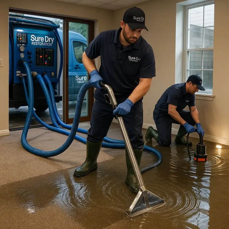 Water Extraction and Removal process in Cresson, PA